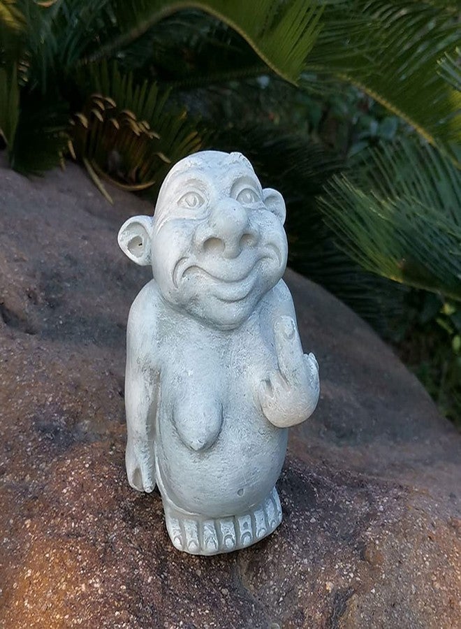 AKV Gargoyle Statues Outdoor Trolls Figurines, Funny Gothic Garden Decor, Sculpture Resin Art Decorations, Outdoor Ornament for Flowerpot Yard Patio, Height 5'' (D) - Image 5